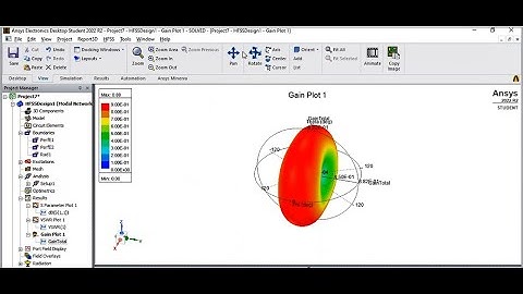 Design of Microstrip Circular Patch antenna using Ansys HFSS