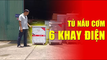 Tủ nấu cơm điện 6 khay TCD-6 v2022 nấu hấp đa năng nhỏ gọn, tiết kiệm điện