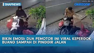 Infuriating! These Two Motorcyclists Go Viral After Being Caught Littering on the Side of the Road