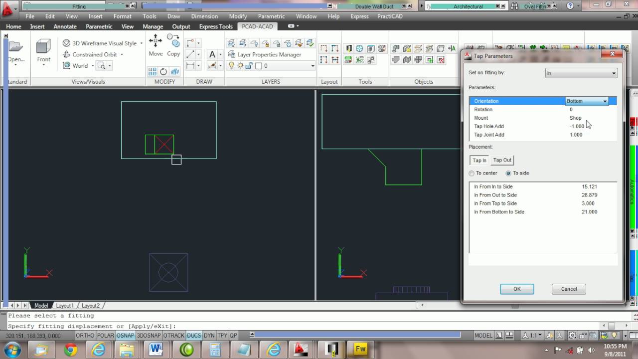 02 069 How to Place Down Taps Tap Parameters Part 1 - YouTube