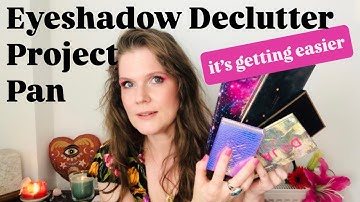 Update 3: Eyeshadow Declutter Project Pan
