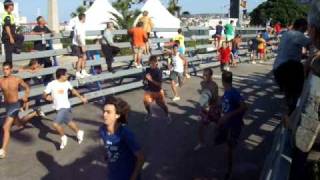 Bulls Running Down The Street - Denia 2010