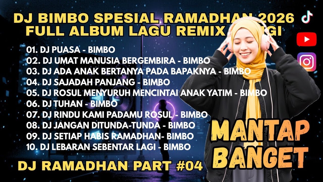 🎧 DJ BIMBO SPESIAL RAMADHAN 2026 PART #4 🌙✨ FULL ALBUM NOSTALGIA RELIGI TERBAIK