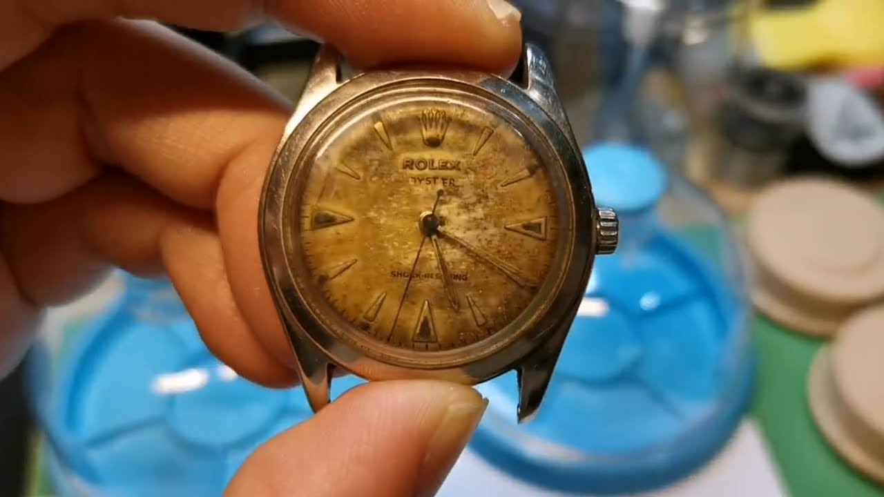 Rolex 1930's Oyster Mechanical Watch Disassembly & Maintenance