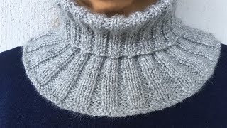 En Kolay Boyunluk Örgü -Easy Neck Knit