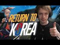 I'm back in Korea