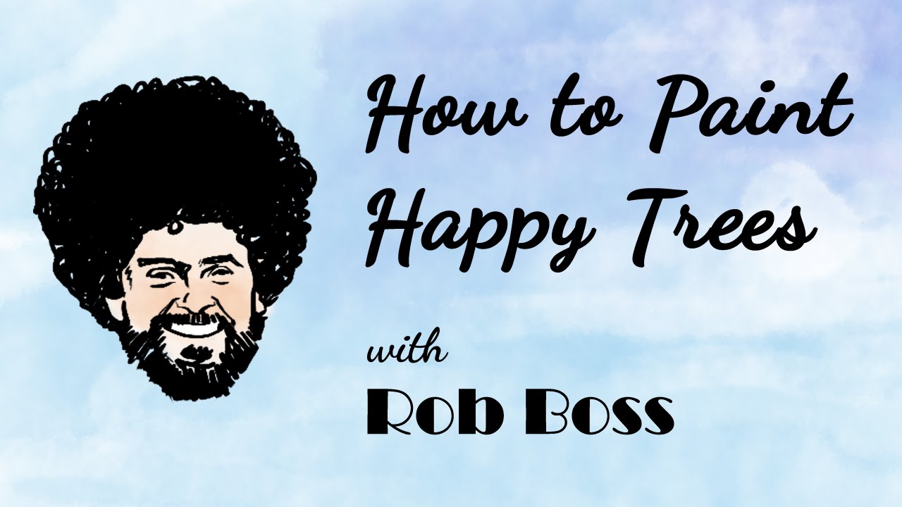 ⁣How to Paint Happy Trees - Bob Ross Parody