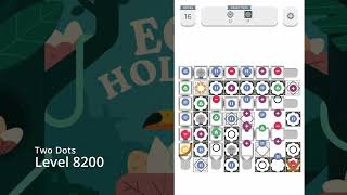 Two Dots Level 8200 Gameplay (no boosters used) ⭐️⭐️⭐️