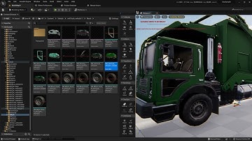 How To use the Unreal Engine 5 City Sample Cars assets in UE4 as props