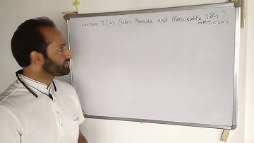 Lecture 5(b)(i) Outer measure and measurable sets: