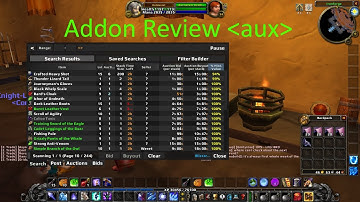 Vanilla WoW Addon Review: aux Auction House