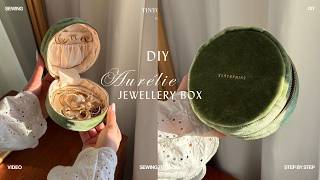 Aurélie Jewellery Case | DIY Round Box | Beginner-Friendly Sewing Tutorial