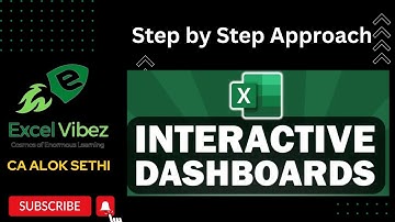 Interactive Dashboards in Excel || CA Alok A Sethi #excel #dataanalytics
