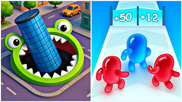 Join Blob Clash 3D Vs Hole.io Game Walkthrough Gameplay Android Ios All Level Gameplay