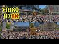 [ 8K 3D VR180 ] 東京・新橋駅前 SL広場で千貫神輿渡御「烏森神社例大祭」2026（令和8年）
