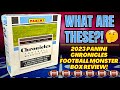 Are these worth opening for 40 2023 chronicles football monster box review