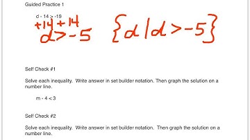 5-1 Solving Inequalities by Addition and Subtraction