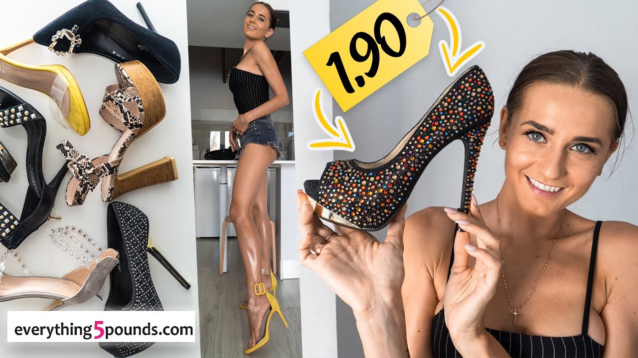 I bought the cheapest new high heels! Lets try them