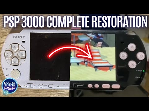 PSP 3000 Complete Restoration: Disassembly and Custom Rebuild