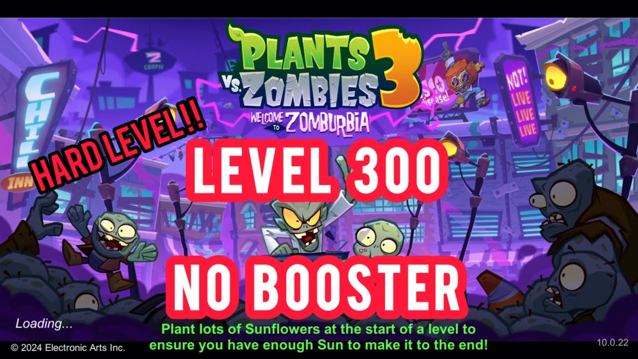 Plants Vs Zombies 3 Level 300 NO BOOSTER PVZ 3 @tutorialbud - YouTube