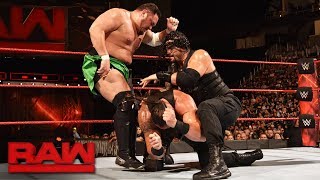 Roman Reigns vs Braun Strowman vs Samoa Joe Triple Roman Reigns vs Braun Strowman vs Samoa Joe Triple