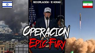 Operación "Epic Fury" // Recopilación De Las Primeras 12 Horas De Los Ataques  Contra Irán