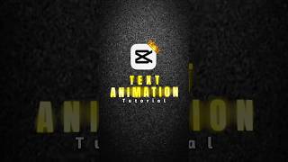 Text Animation Tutorial 💀 Capcut video editing #shorts #tutorial