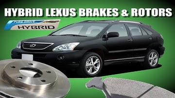 2006 LEXUS RH400H FRONT BRAKE PAD REPLACEMENT HYBRID SYSTEM