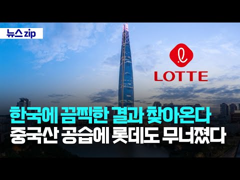 한국에 끔찍한 결과 찾아온다... 중국산 공습에 롯데도 무너졌다 [강스라이팅 뉴스zip]