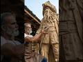 Carving Davy Jones from Wood 🪵🏴‍☠️|Pirates of the Caribbean #woodcarving #woodworking #woodscraft