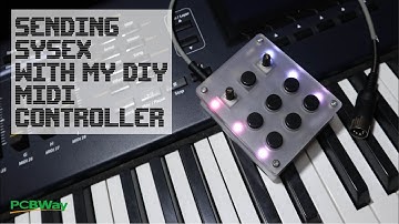 DIY Arduino midi controller with fancy WS2812B RGB leds for hardware synthesizer and music software