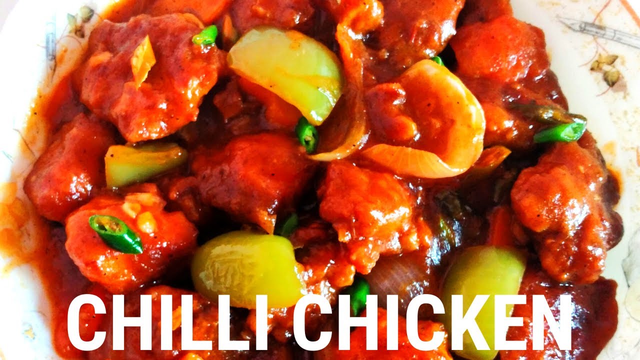 CHILLI CHICKEN RECIPE BY DULON'S KITCHEN II HOW TO MAKE CHICKEN CHILLI