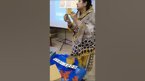 passing 9 concept with golden bead material