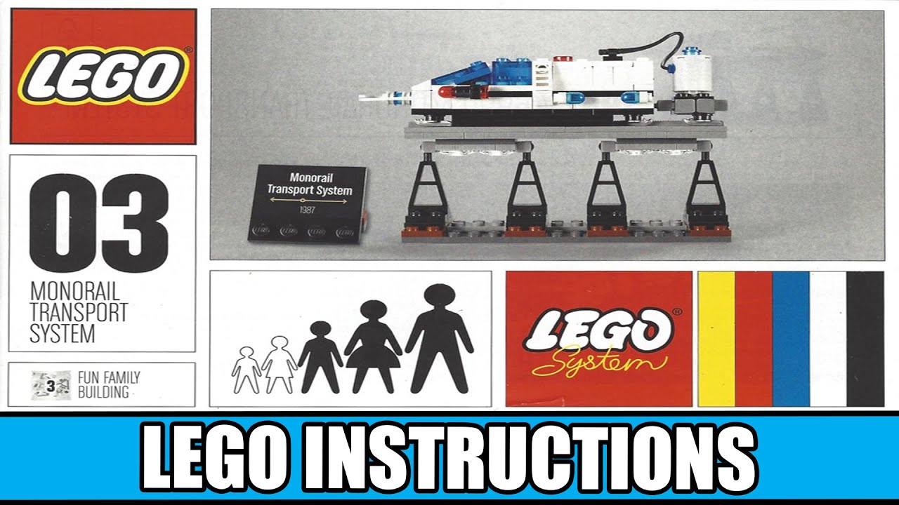 LEGO Instructions – Monorail Transport System – 4002016 (LEGO Employee Gift)