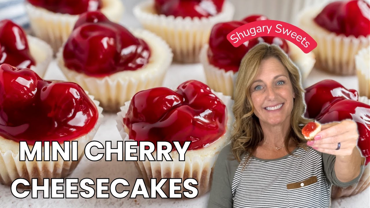 Easy Mini Cherry Cheesecakes Recipe