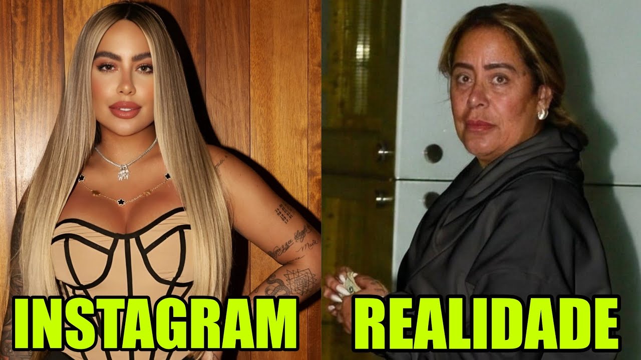 INSTAGRAM Vs REALIDADE - FAMOSOS QUE NÃO SÃO O QUE PARECEM