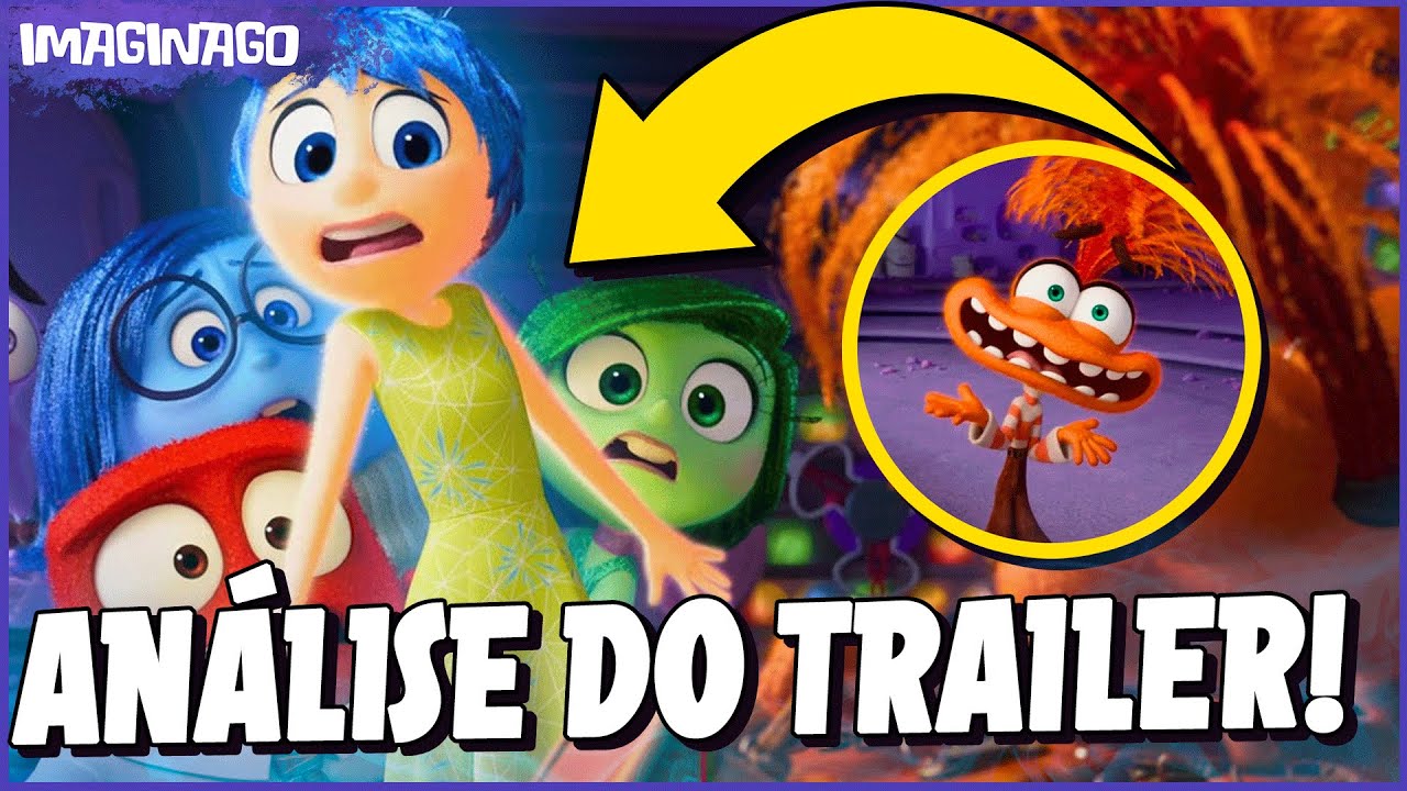 DIVERTIDA MENTE 2 VAI SER INCRÍVEL! - Análise do Trailer | imaginago
