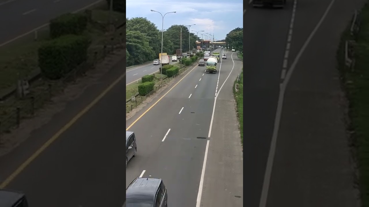 Bus Bengkulu CSH88 Di Toll Serang Timur 