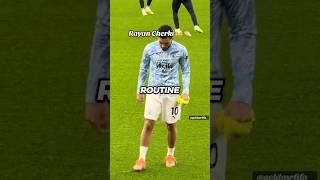Rayan Cherki’s new pre-game ritual is even more nonchalant than Olise’s ritual.🤣💀