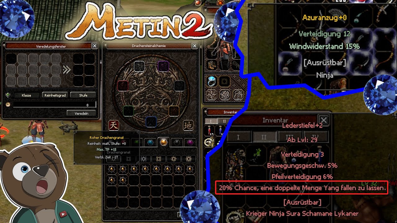 METIN2 SAPPHIRE #1 | SERVERSTART TAG 1 & 2 LUCKY DROPS | Let´s Play ...