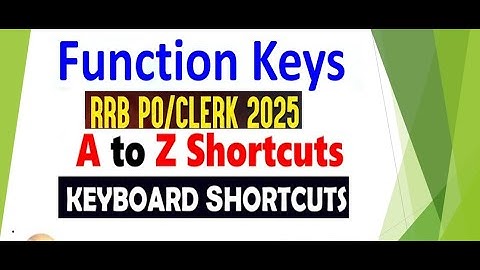 IBPS RRB PO Clerk 2025 Computer Awareness | Computer For Bank, SSC, Exams | Computer MCQ | Day-1 |
