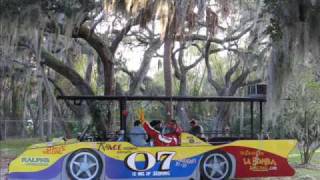 Zydeco Music & The 2008 Rubonia Mardi Gras Art Car La Bomba Racing