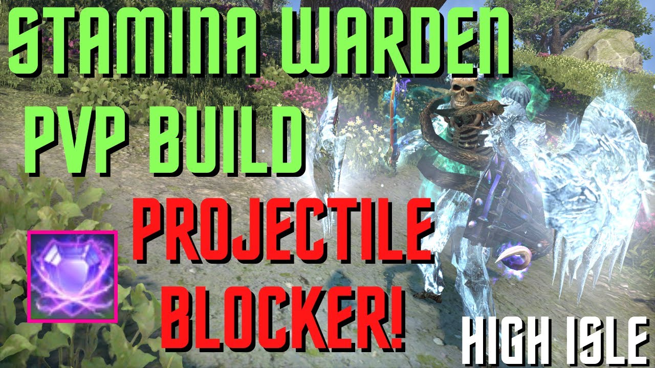 Brilliant Shimmering Shield - Stamina Warden PVP Build - ESO High Isle