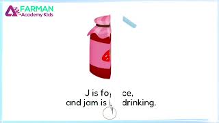 J is for Jam Story Book | Alphabet Books for kids | Kids learning video | Farman Academy Kids Update