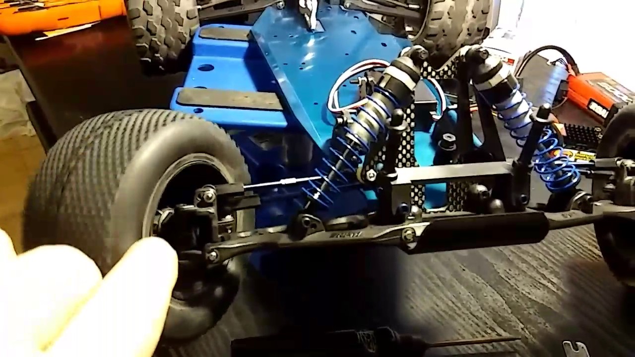 RC10GT nitro to electric conversion - YouTube