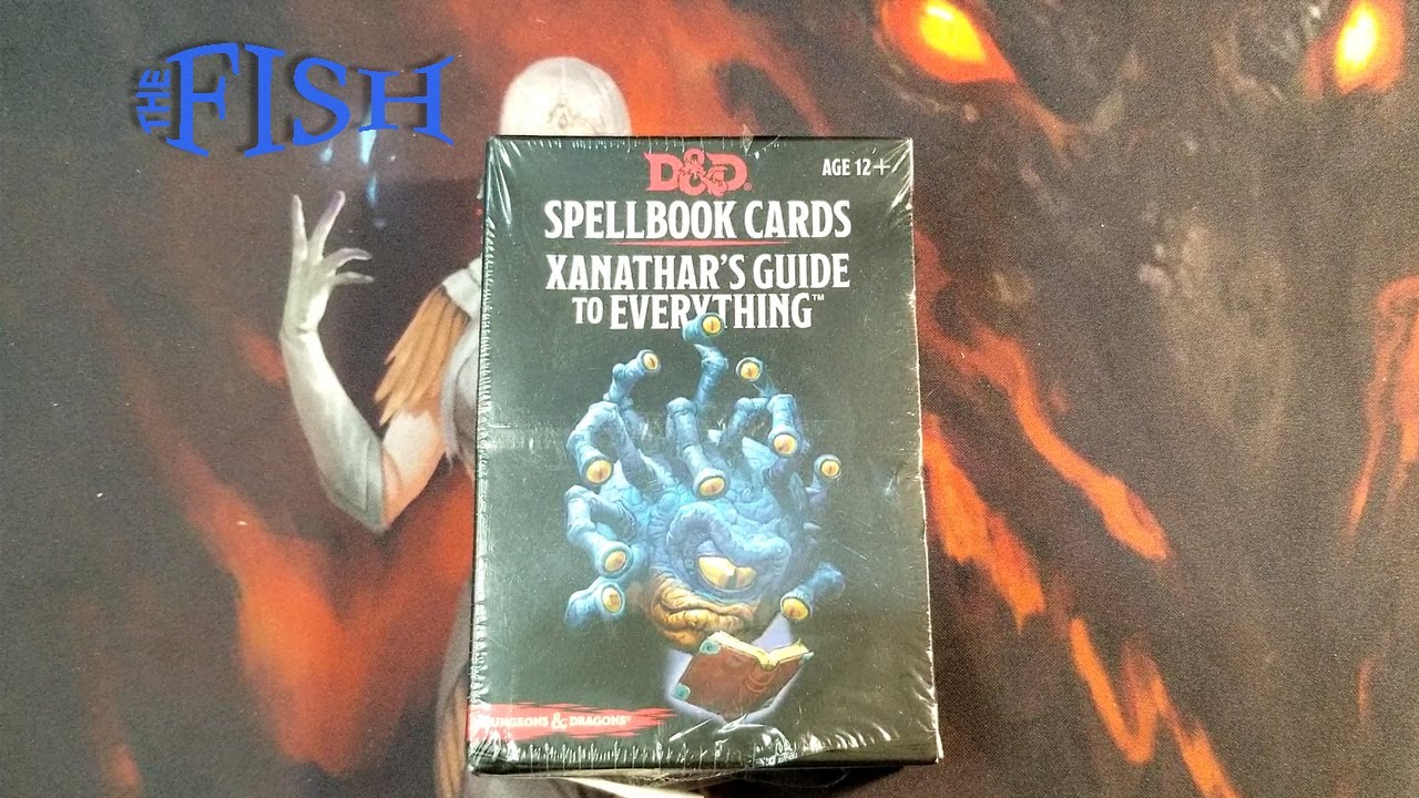 Dungeons & Dragons Spellbook Cards Xanathar's Guide To Everything - A D&D 5e Accessory