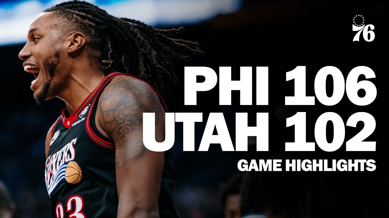 Game Highlights: Sixers Edge Out the Jazz