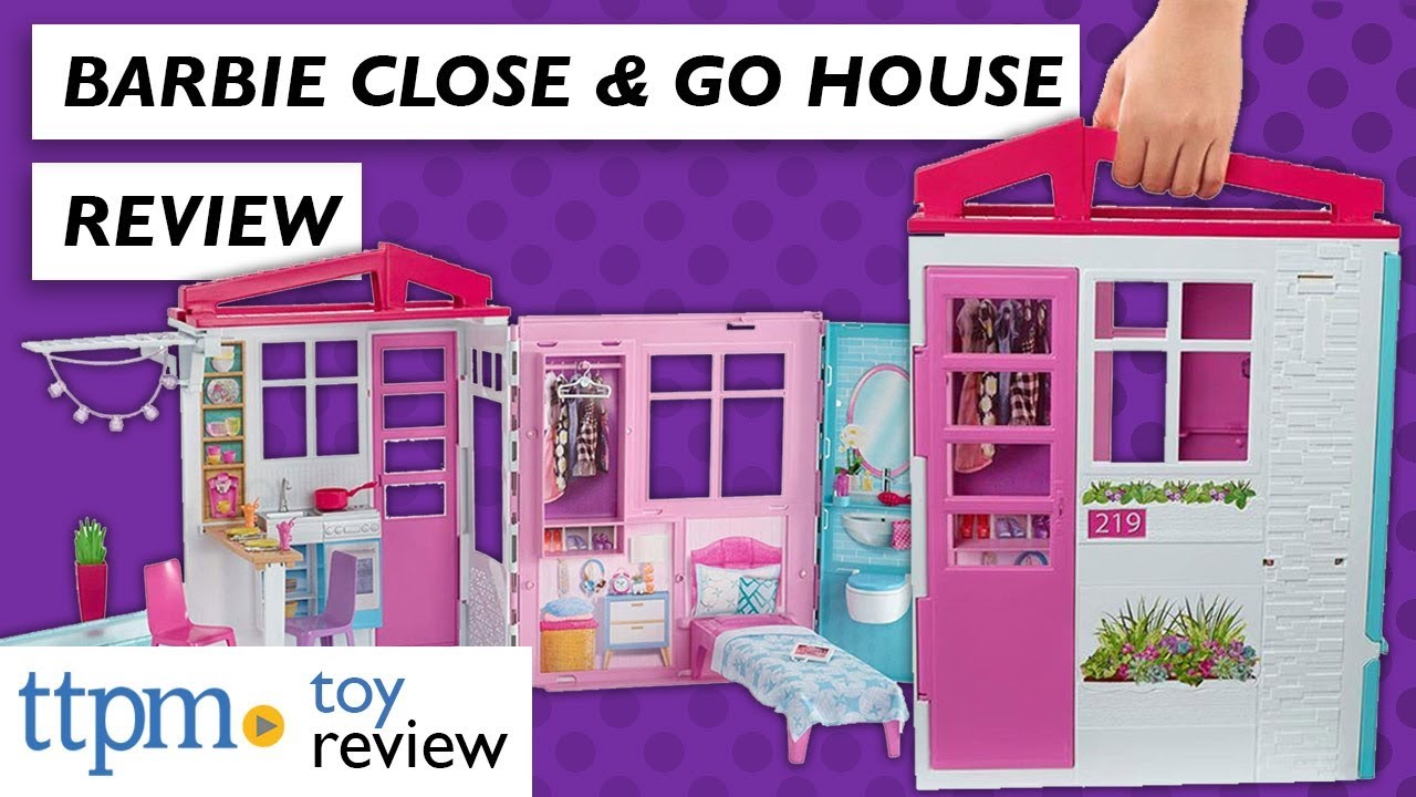 Barbie Close N Go Portable House from Mattel - YouTube