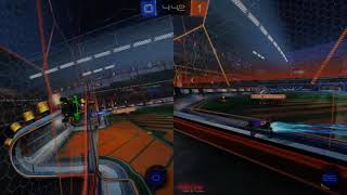rocket league ranked split screen same controller wtf