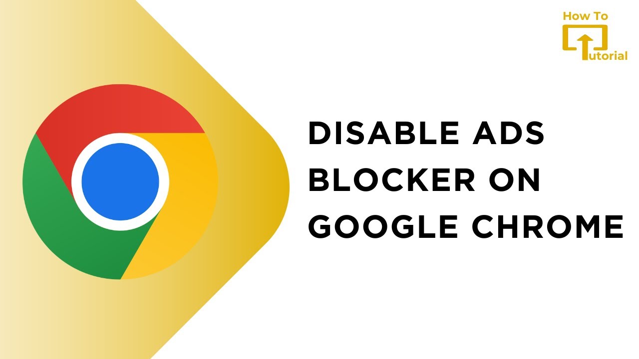How to Disable Ads Blocker on Google Chrome - YouTube